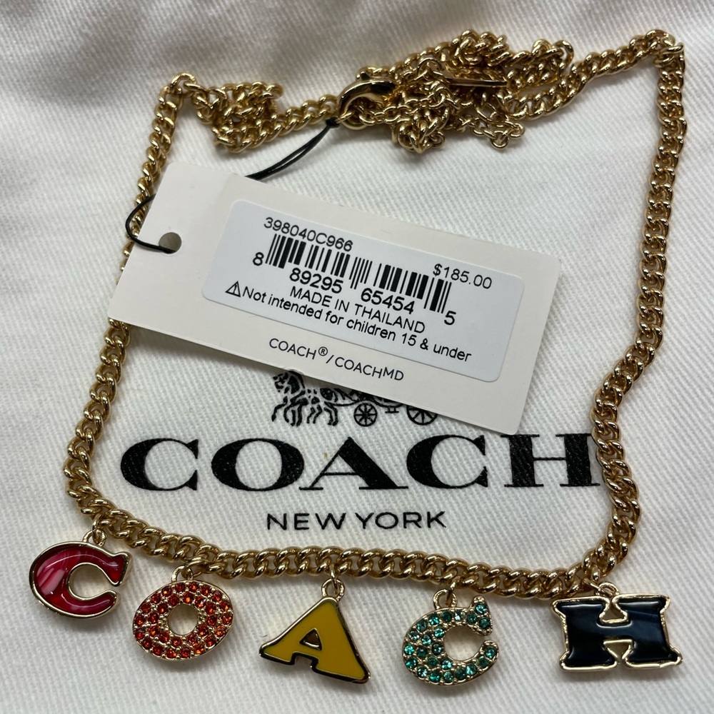 NWT COACH Bundle - Necklace & Watch - Picture 3 of 5